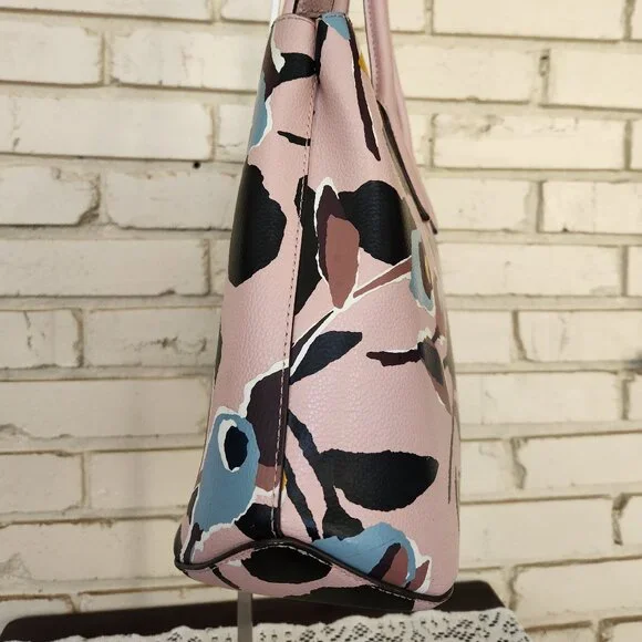 Kate Spade NY Eva Paper Rose Large Shoulder Bag Purse - Picture 7 of 14